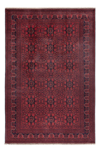 Afghan Teppich - Kunduz - 297 x 194 cm - dunkelrot