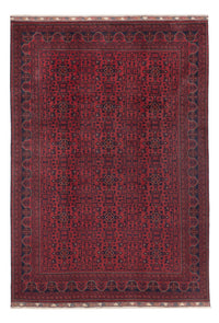 Afghan Teppich - Kunduz - 290 x 195 cm - dunkelrot