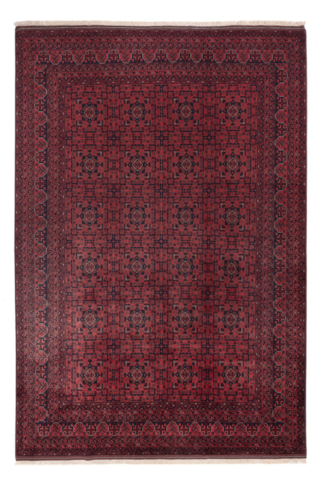 Afghan Teppich - Royal - 294 x 199 cm - dunkelrot