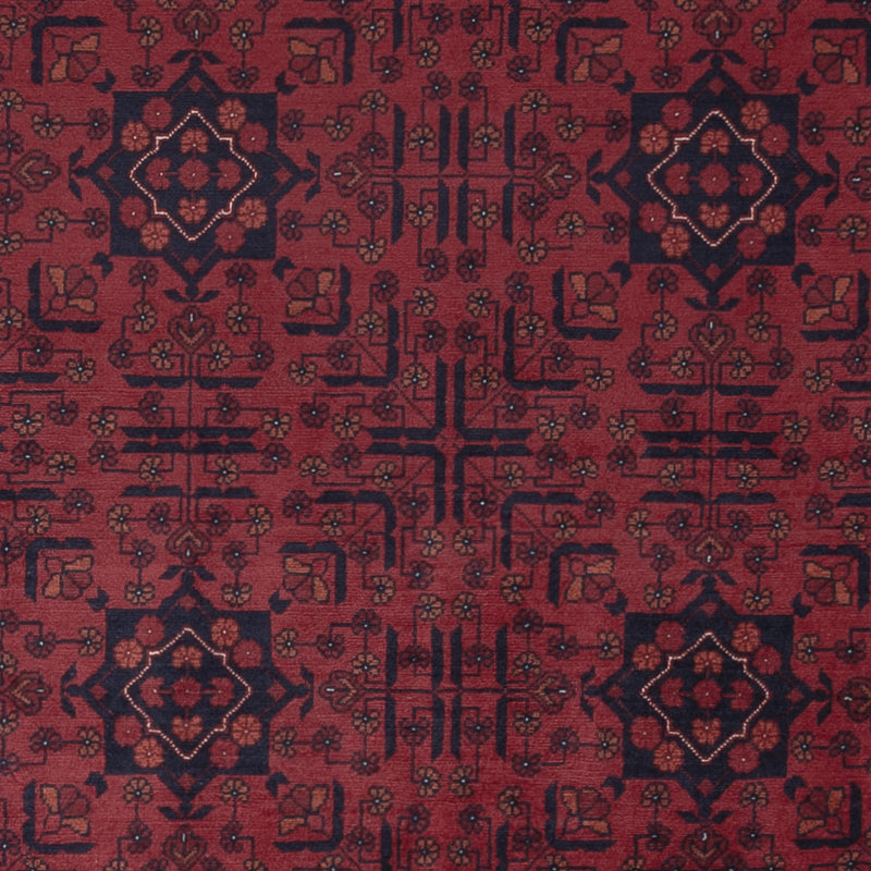 Afghan Teppich - Royal - 281 x 199 cm - dunkelrot