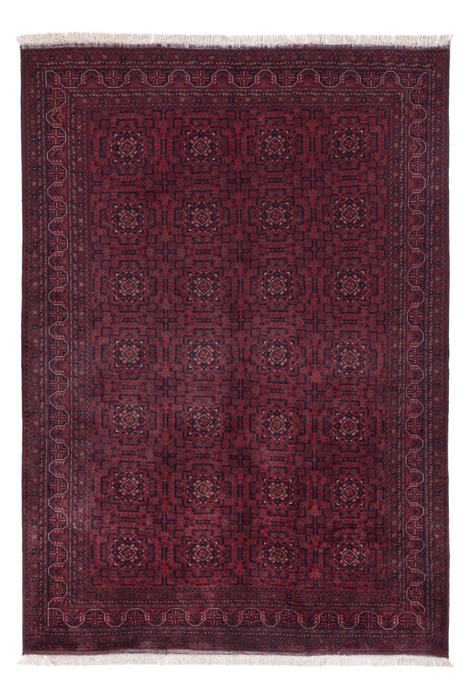 Afghan Teppich - Royal - 283 x 196 cm - dunkelrot