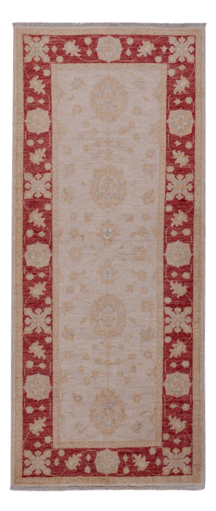 Tappeto corsia Tappeto Ziegler - 196 x 84 cm - beige chiaro