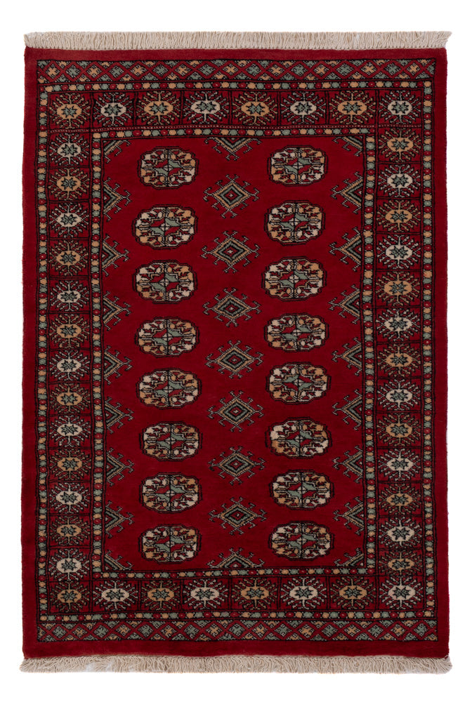 Tappeto Pakistani - 141 x 95 cm - rosso