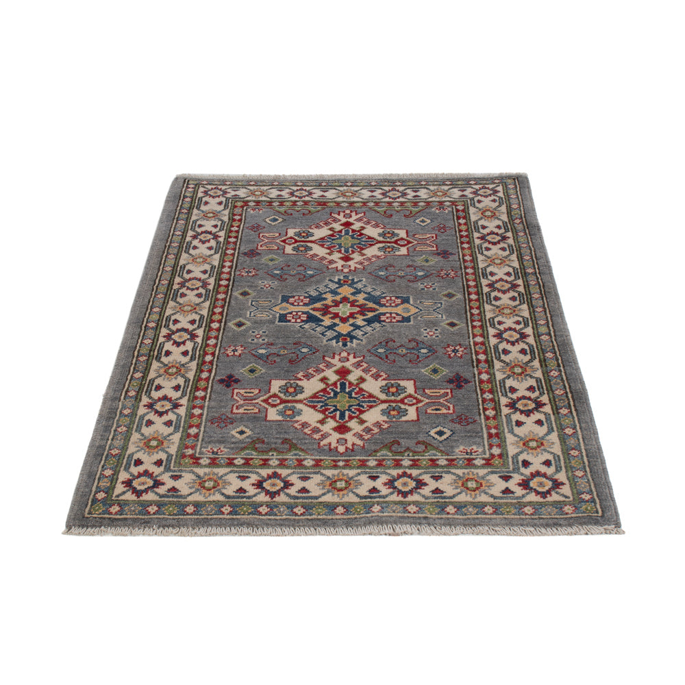 Ziegler Teppich - Kazak - 124 x 83 cm - blau