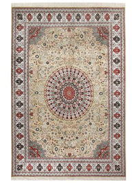 Seidenteppich - China Seide - 373 x 275 cm - hellbeige