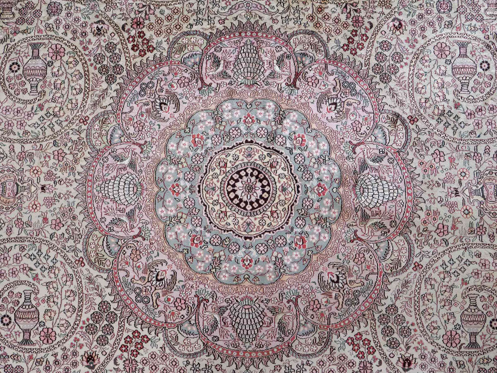 Seta cinese Tappeto 300x300cm - Tappeto orientale