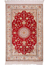 Seta cinese Tappeto 77x120cm - Tappeto orientale – product image