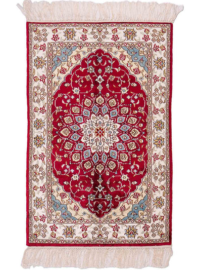 Seta cinese Tappeto 56x87cm - Tappeto orientale
