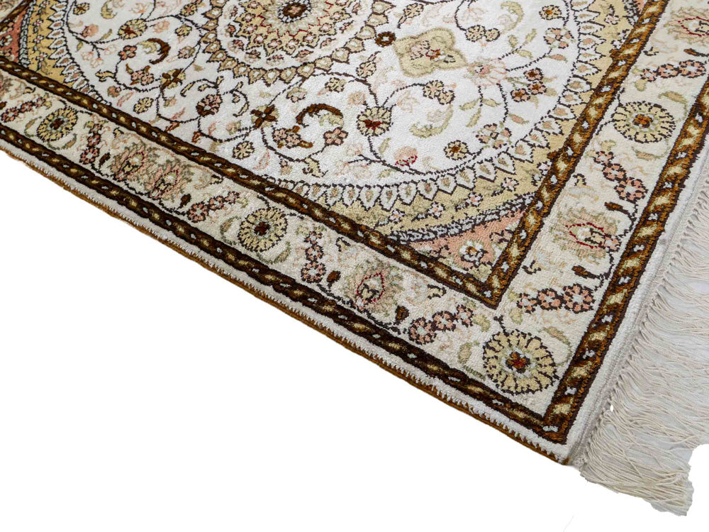 Seta cinese Tappeto 88x59cm - Tappeto orientale