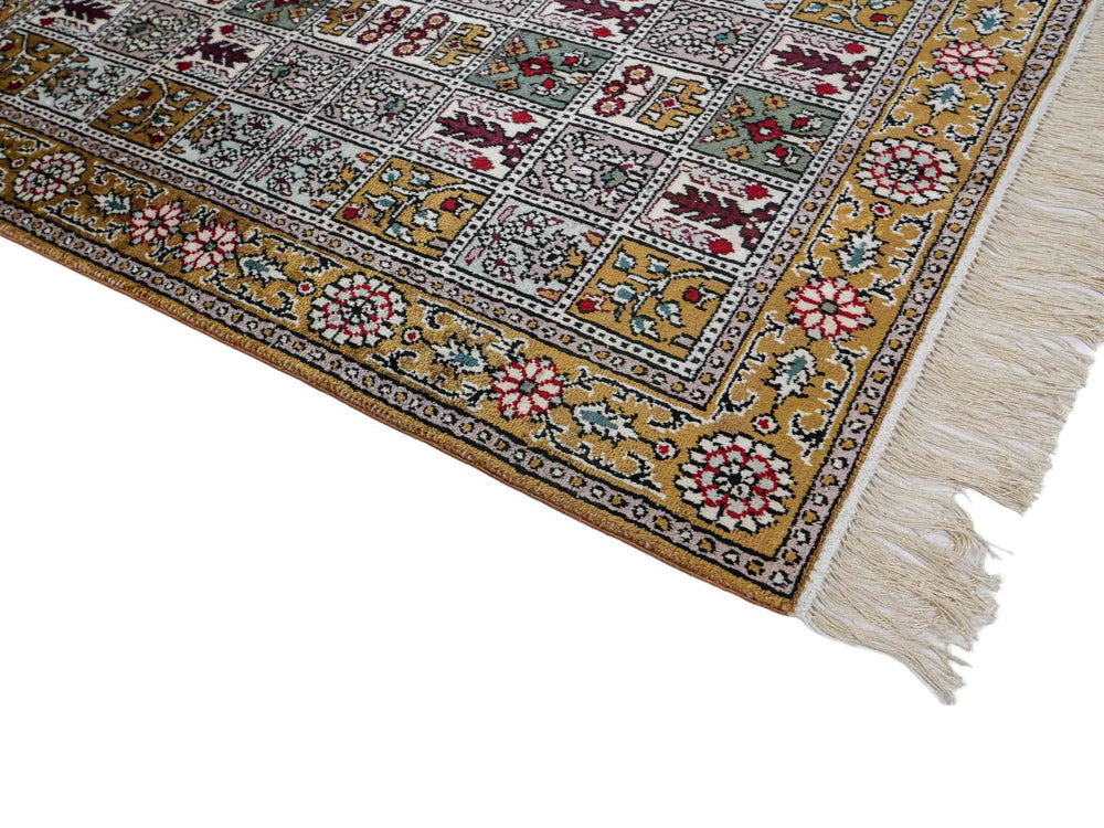 Seta cinese Tappeto 93x63cm - Tappeto orientale