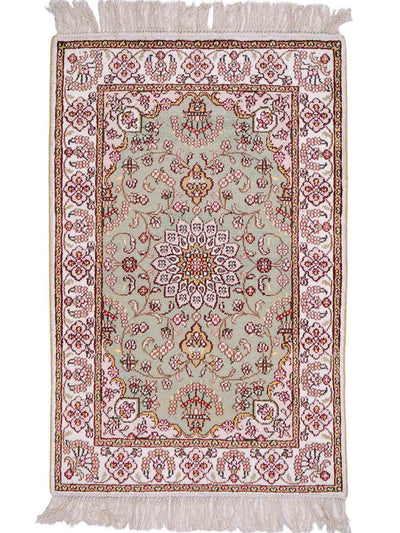 Seta cinese Tappeto 63x92cm - Tappeto orientale