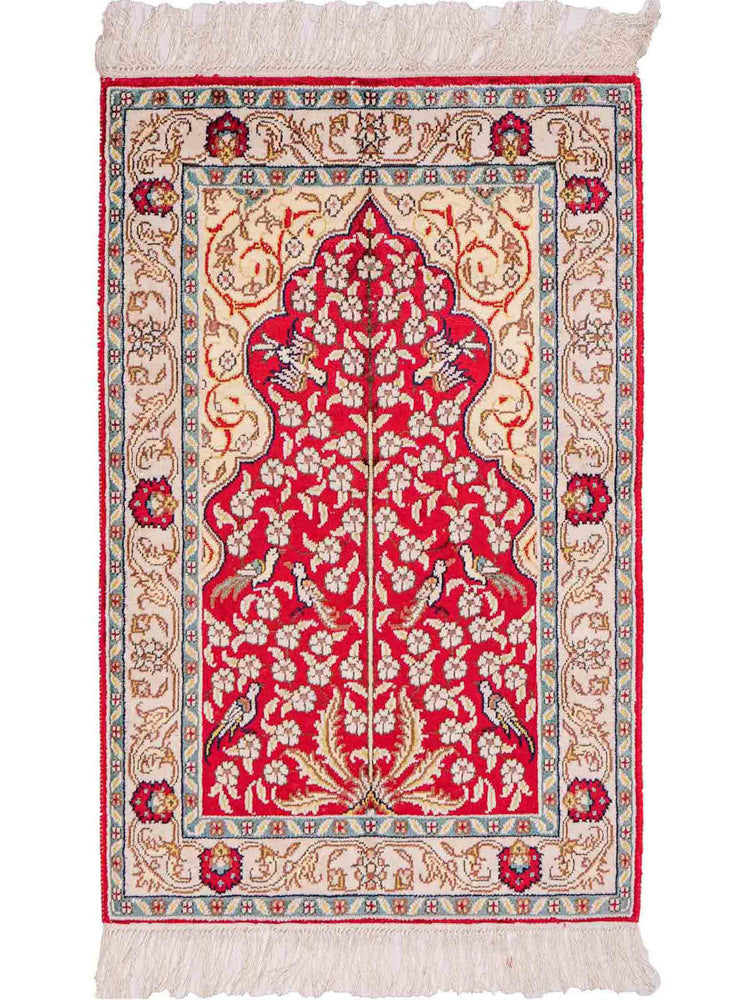 Seta cinese Tappeto 87x58cm - Tappeto orientale