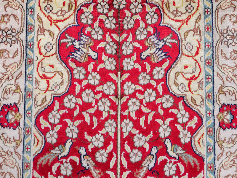 Seta cinese Tappeto 87x58cm - Tappeto orientale