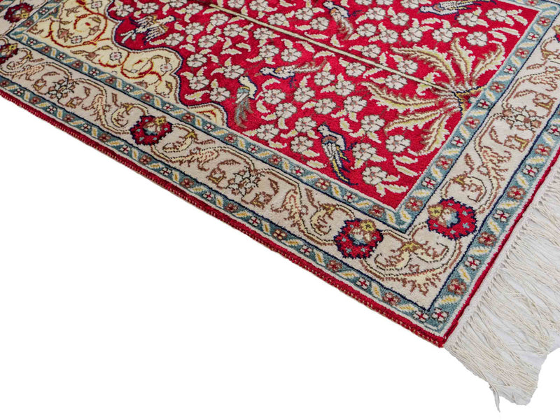 Seta cinese Tappeto 87x58cm - Tappeto orientale