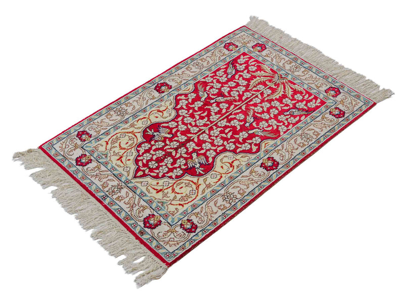 Seta cinese Tappeto 87x58cm - Tappeto orientale