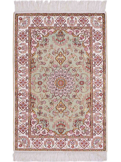 Seta cinese Tappeto 63x93cm - Tappeto orientale