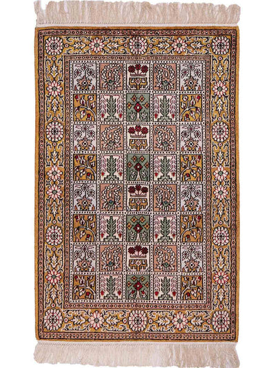 Seta cinese Tappeto 62x92cm - Tappeto orientale