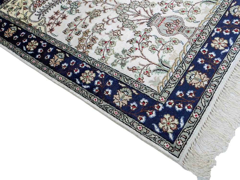 Seta cinese Tappeto 62x90cm - Tappeto orientale