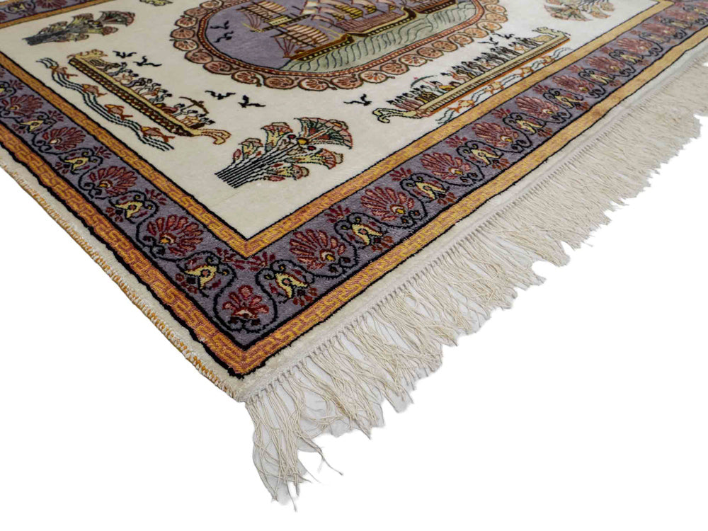 China Seide Tappeto 121x95cm - Tappeto orientale