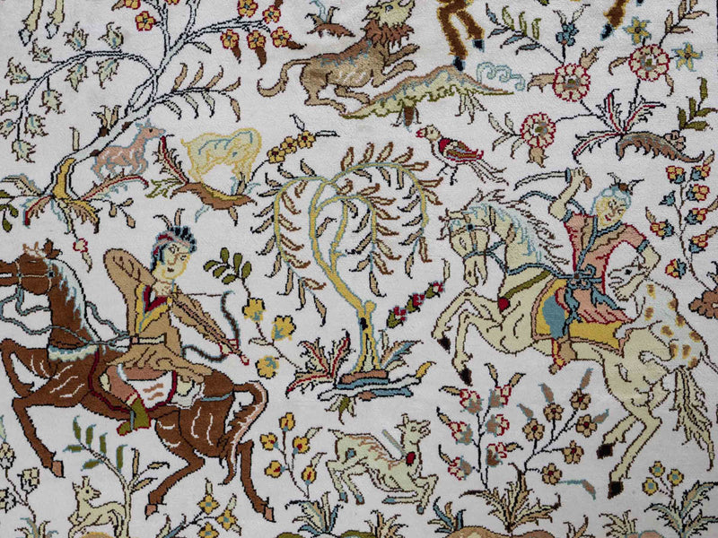 Seidenteppich - China Seide - 180 x 123 cm - beige