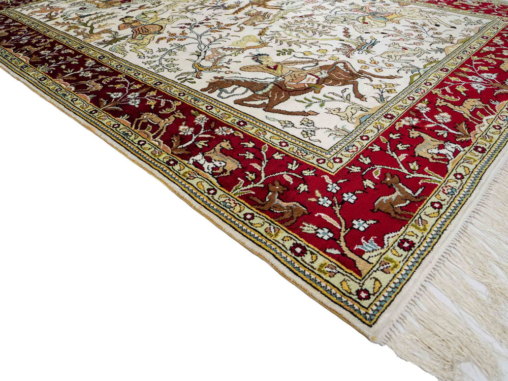 Seta cinese Tappeto 180x123cm - Tappeto orientale