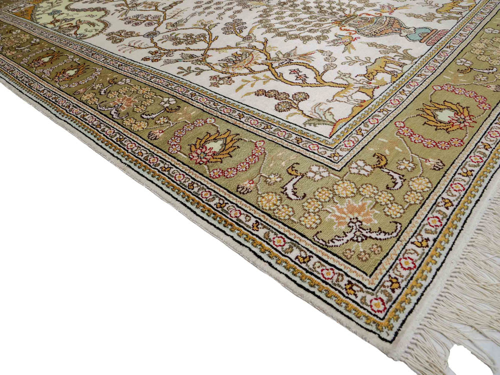 Seta cinese Tappeto 183x124cm - Tappeto orientale