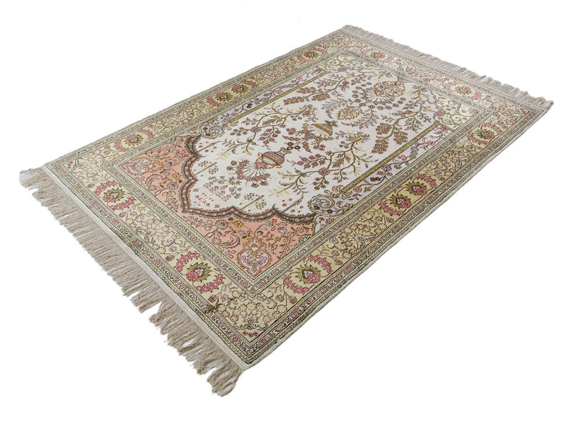 Seidenteppich - China Seide - 179 x 124 cm - beige
