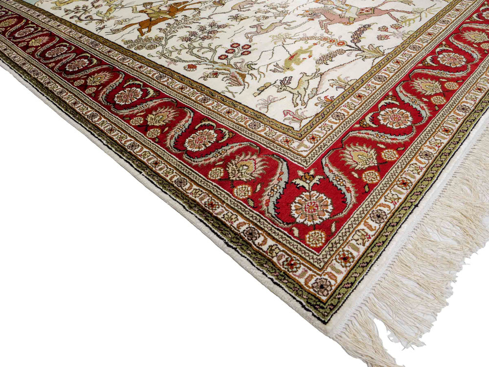 Seta cinese Tappeto 184x125cm - Tappeto orientale