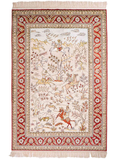 Seta cinese Tappeto 121x193cm - Tappeto orientale