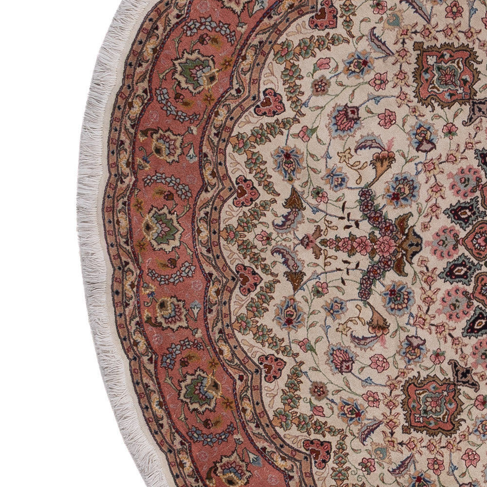 Tabriz - 50 Raj Tappeto 200x200cm - Tappeto persiano