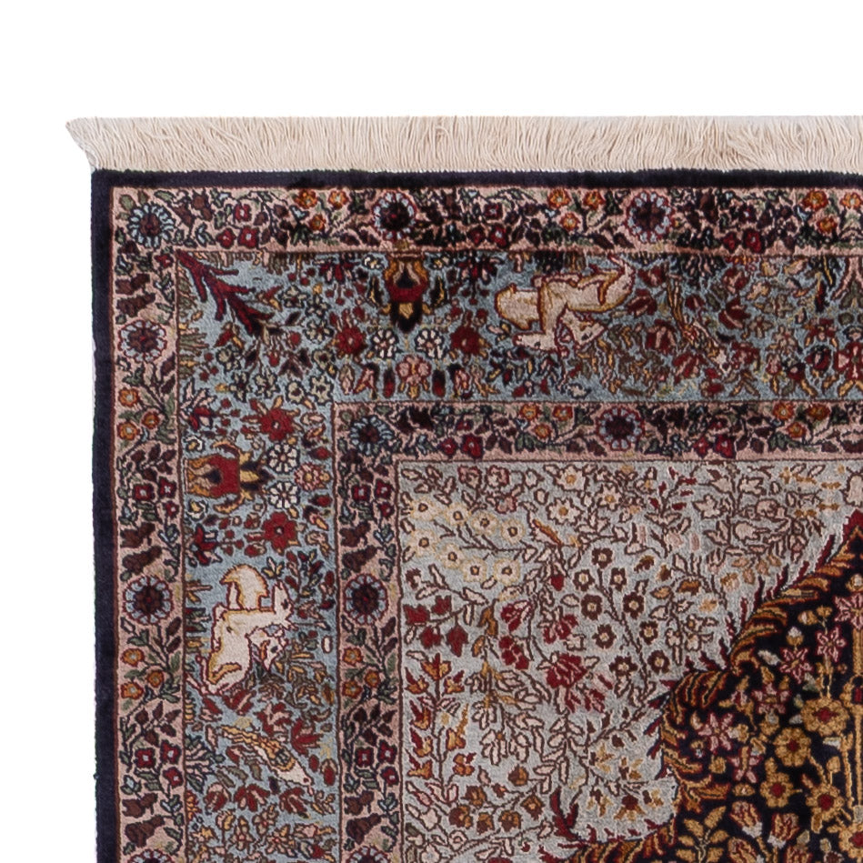 Cashmere di seta Tappeto 185x122cm - Tappeto orientale