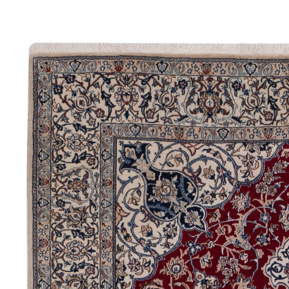 Perserteppich - Nain - Premium - 206 x 132 cm - dunkelrot