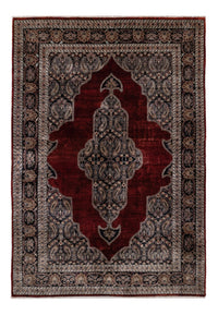 Tappeto di seta - Kayseri - 187 x 123 cm - rosso scuro