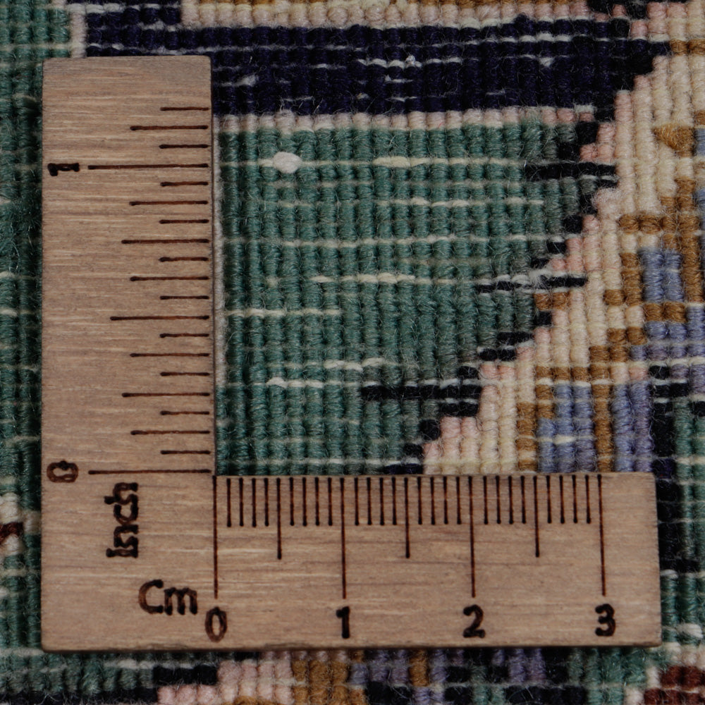 Perserteppich - Ghom - 226 x 135 cm - dunkelbeige