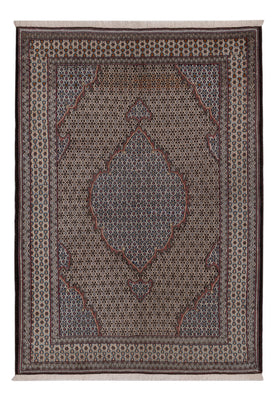 Perserteppich - Täbriz - Royal - 202 x 135 cm - dunkelbeige
