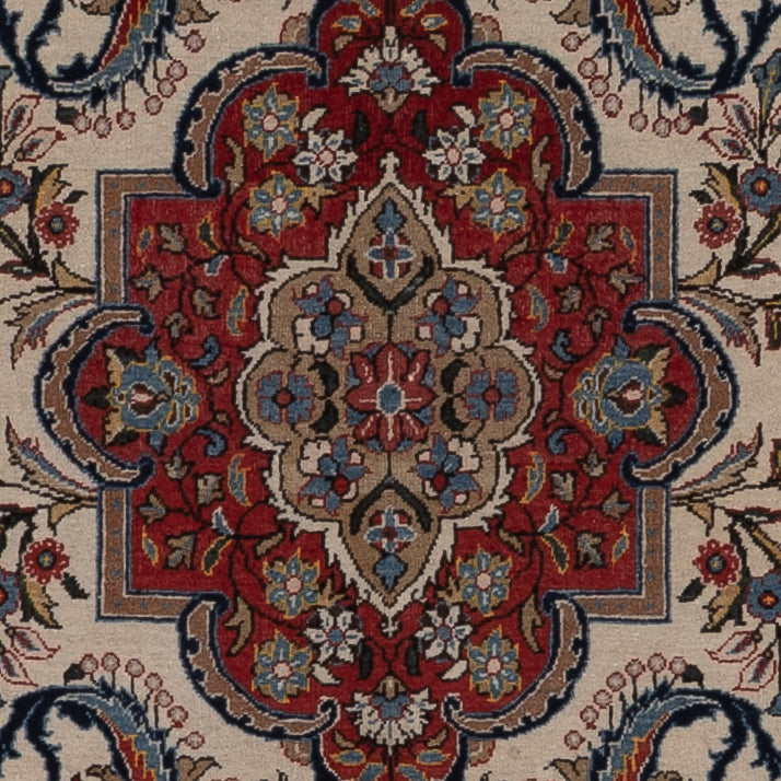 Perserteppich - Isfahan - Premium - 225 x 135 cm - beige