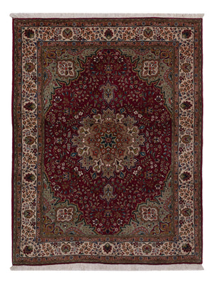Tappeto Persero - Tabriz - 195 x 147 cm - rosso vino