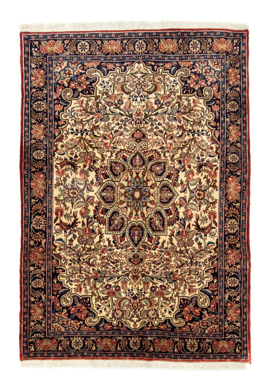 Tappeto Persero - Bidjar - 197 x 140 cm - blu