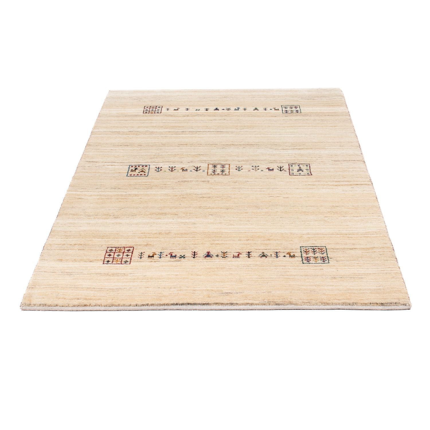 Tappeto Gabbeh - Loribaft Persero - 159 x 100 cm - beige