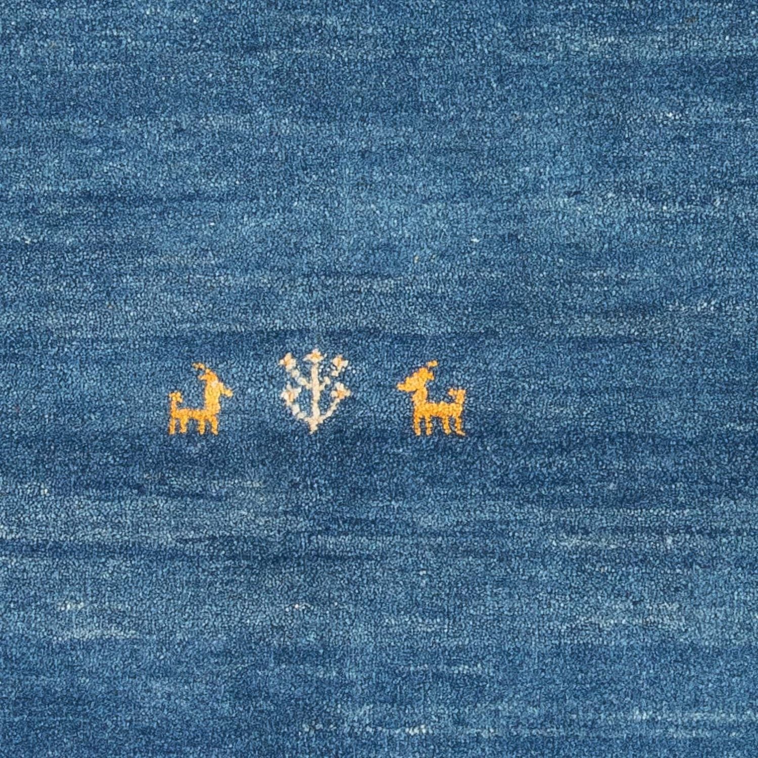 Tappeto Gabbeh - Persero - 145 x 106 cm - blu