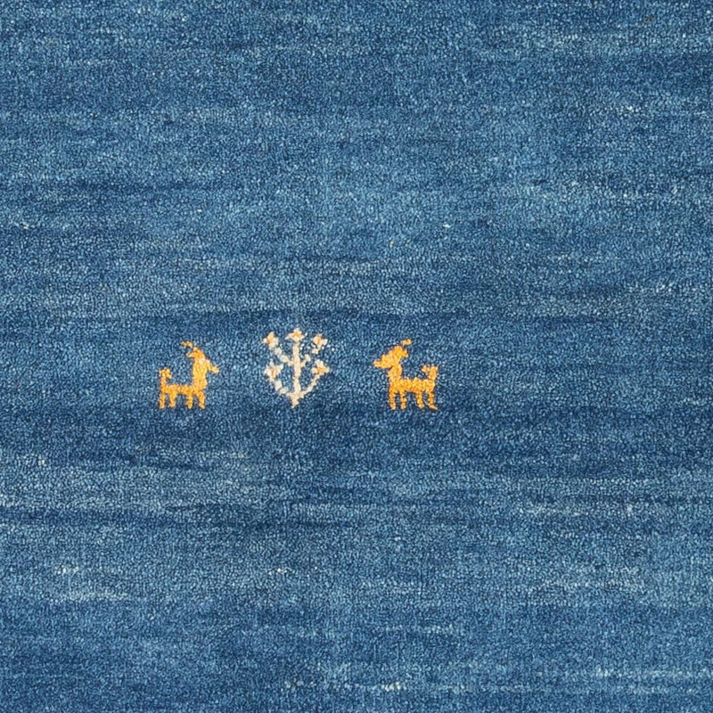 Tappeto Gabbeh - Persero - 145 x 106 cm - blu