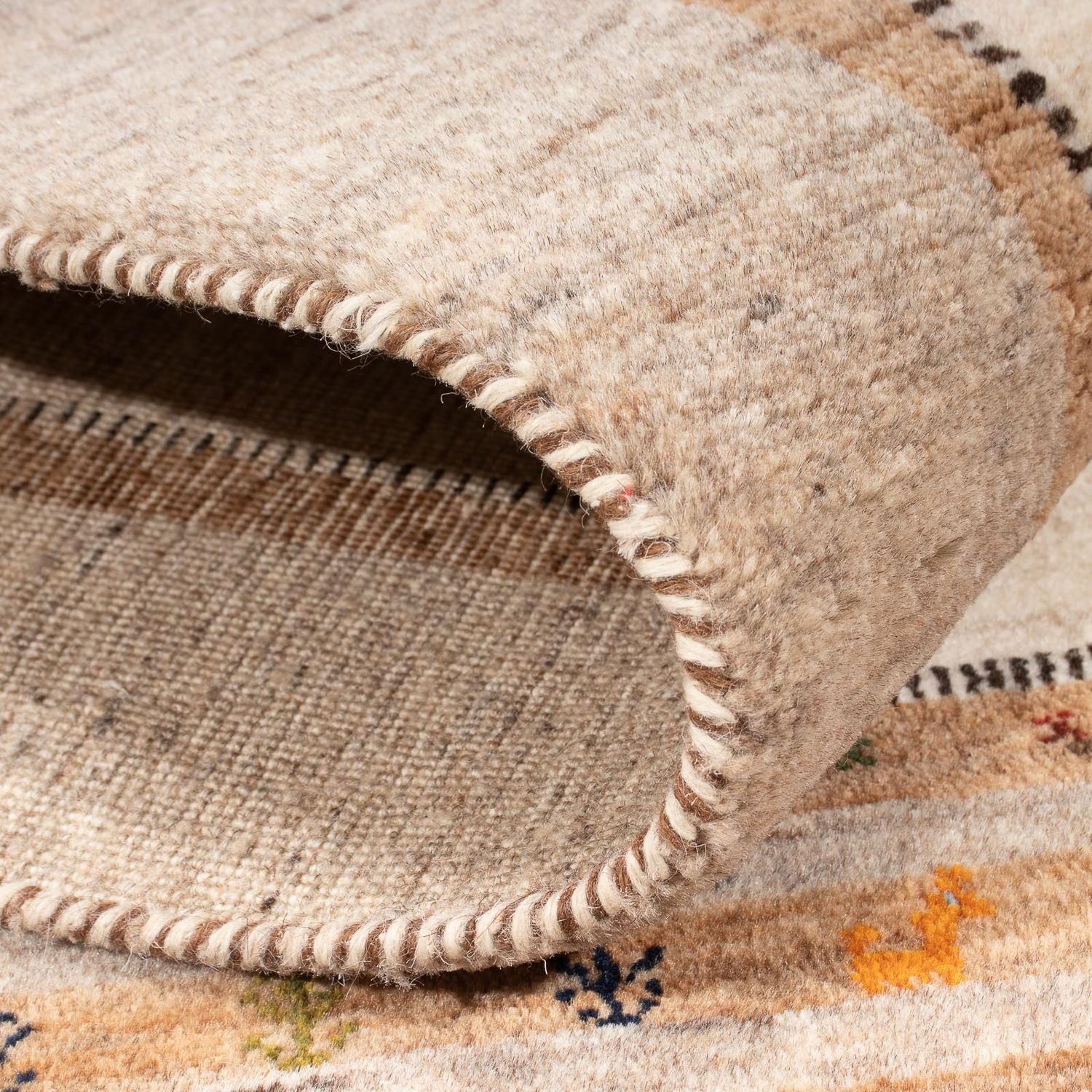 Tappeto Gabbeh - Loribaft Persero - 157 x 98 cm - naturale