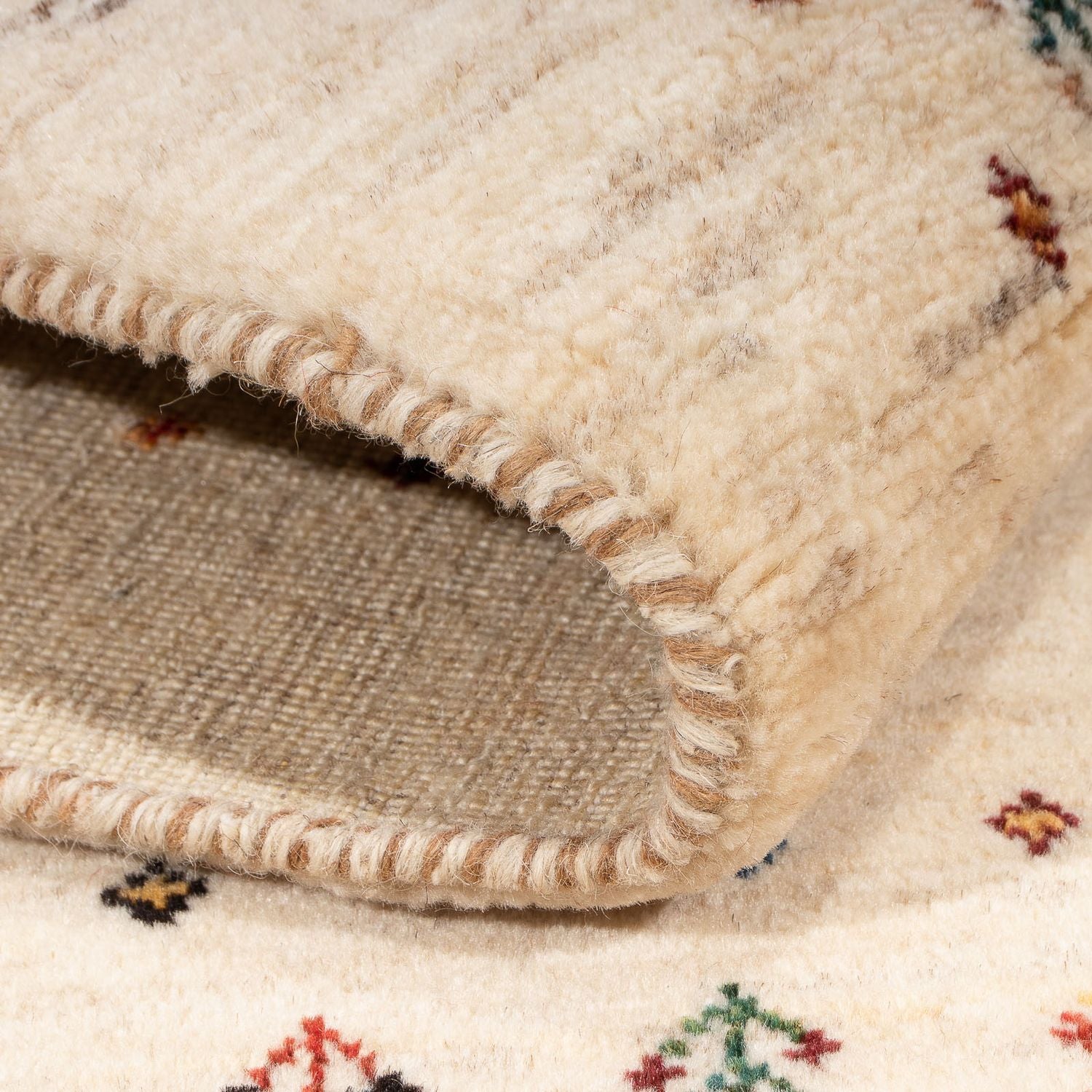 Tappeto Gabbeh - Loribaft Persero - 158 x 110 cm - naturale