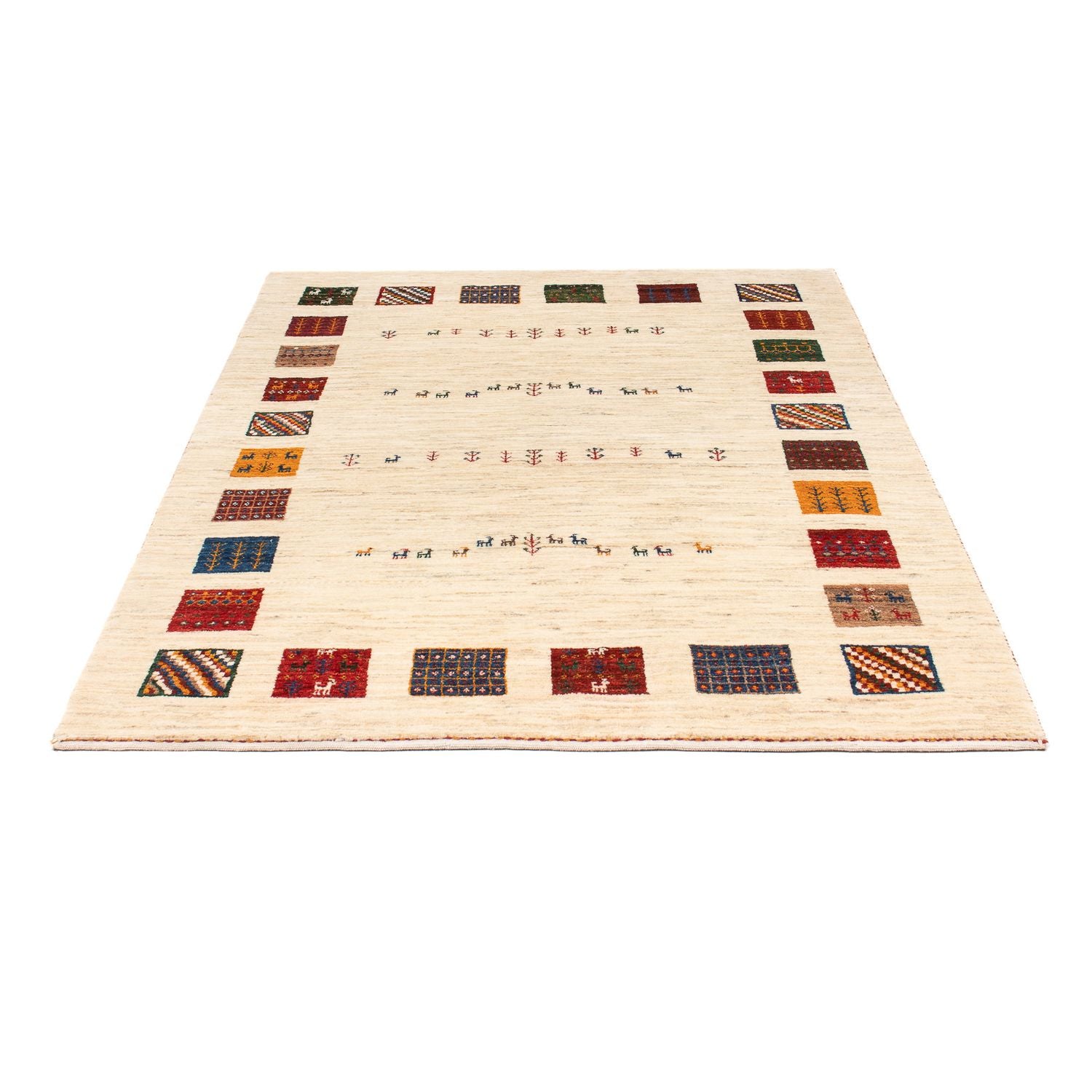 Tappeto Gabbeh - Loribaft Persero - 175 x 122 cm - multicolore
