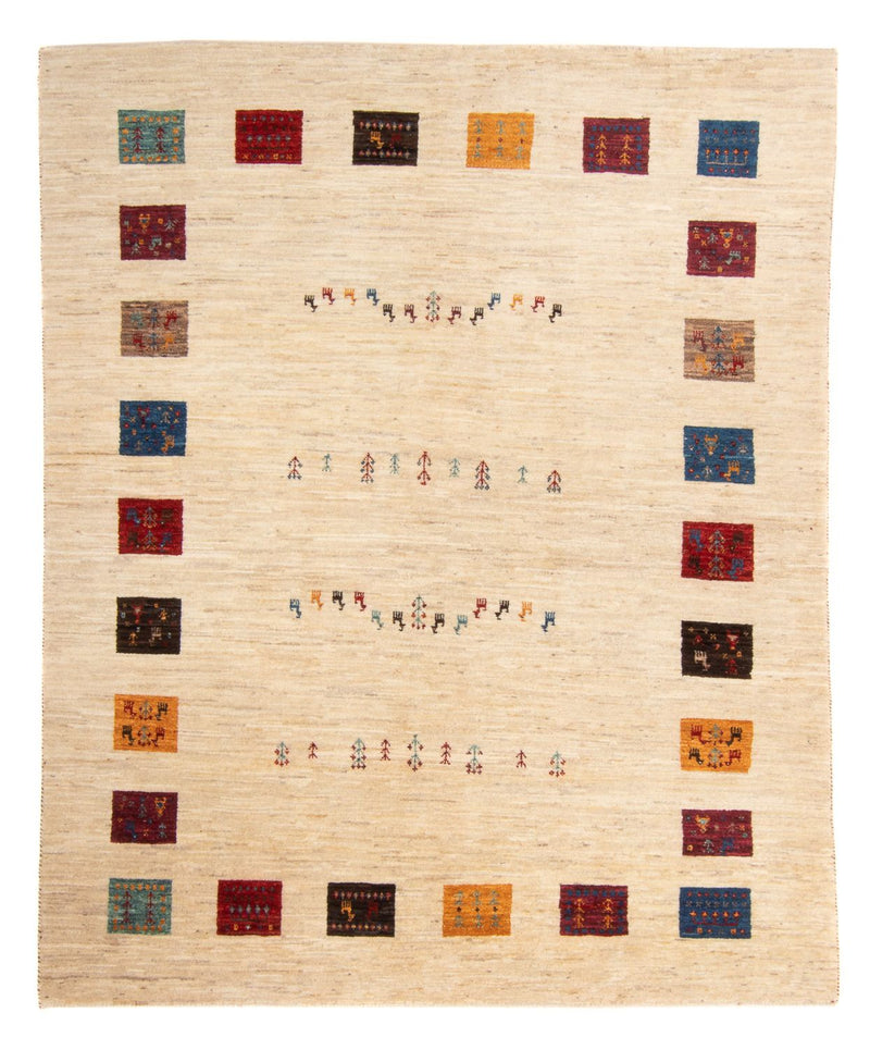 Tappeto Gabbeh - Loribaft Persero - 194 x 151 cm - multicolore