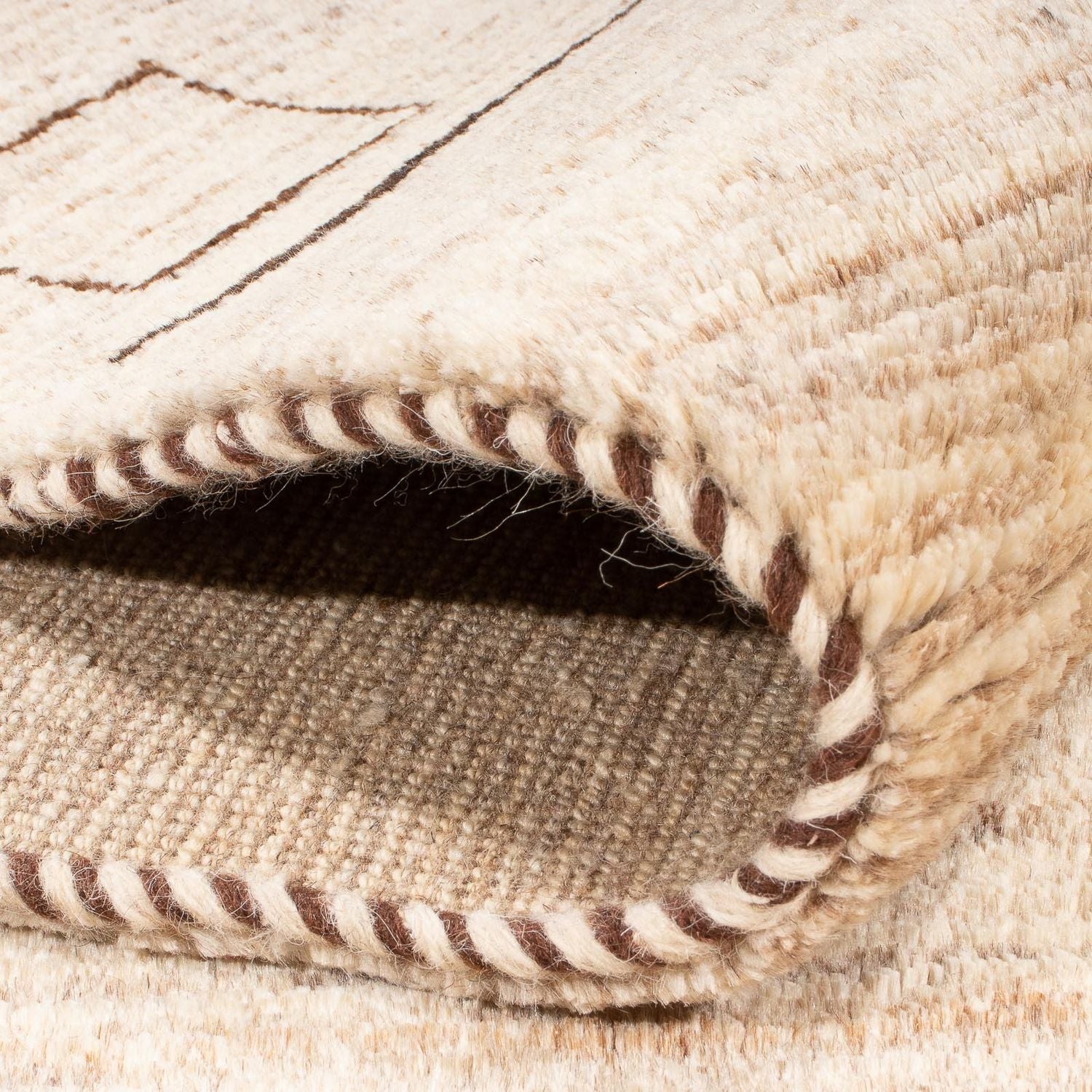 Tappeto berbero - 205 x 158 cm - beige
