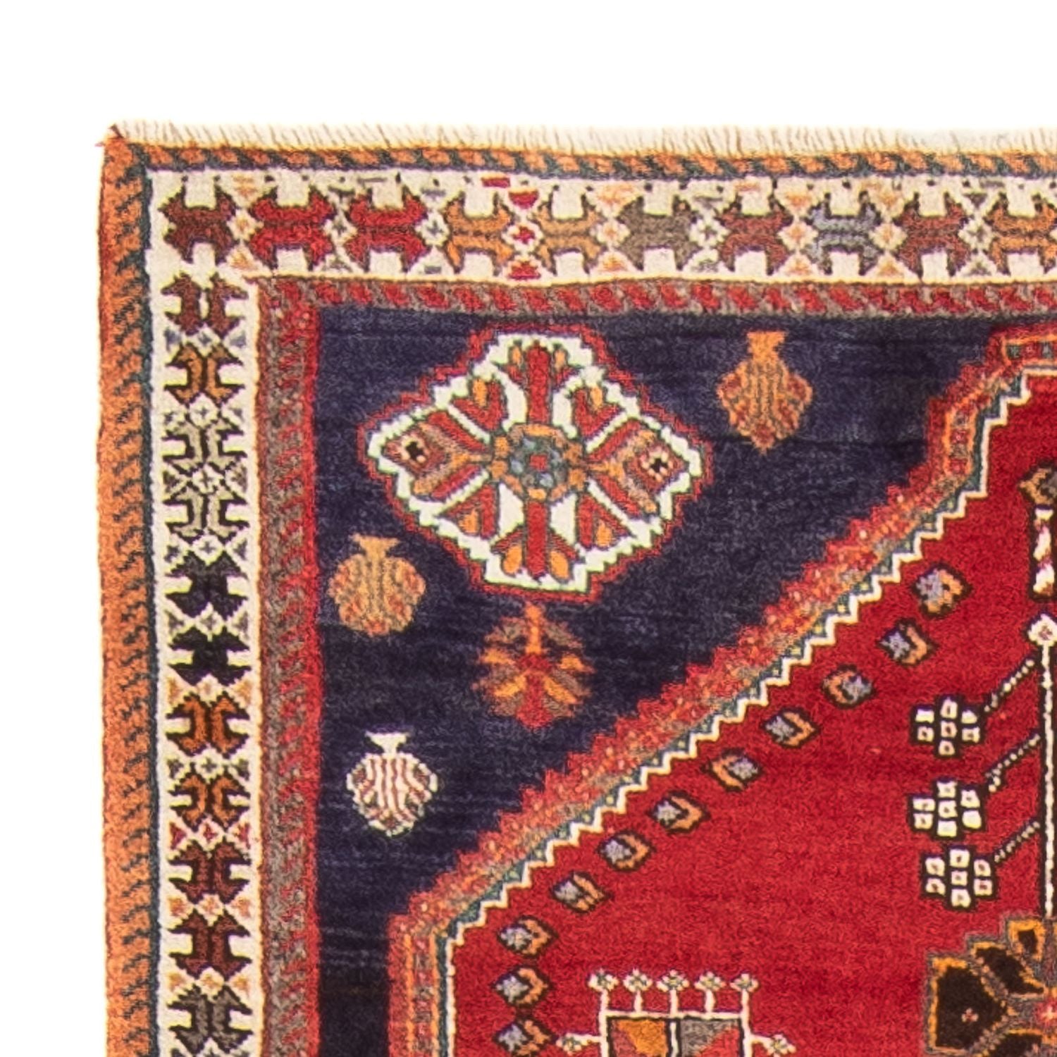 Tappeto corsia Tappeto Gabbeh - Kashkuli Persero - 234 x 82 cm - rosso