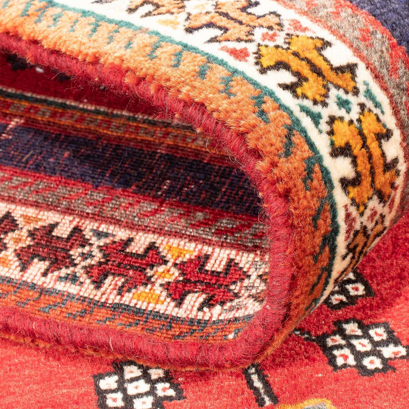 Tappeto corsia Tappeto Gabbeh - Kashkuli Persero - 234 x 82 cm - rosso