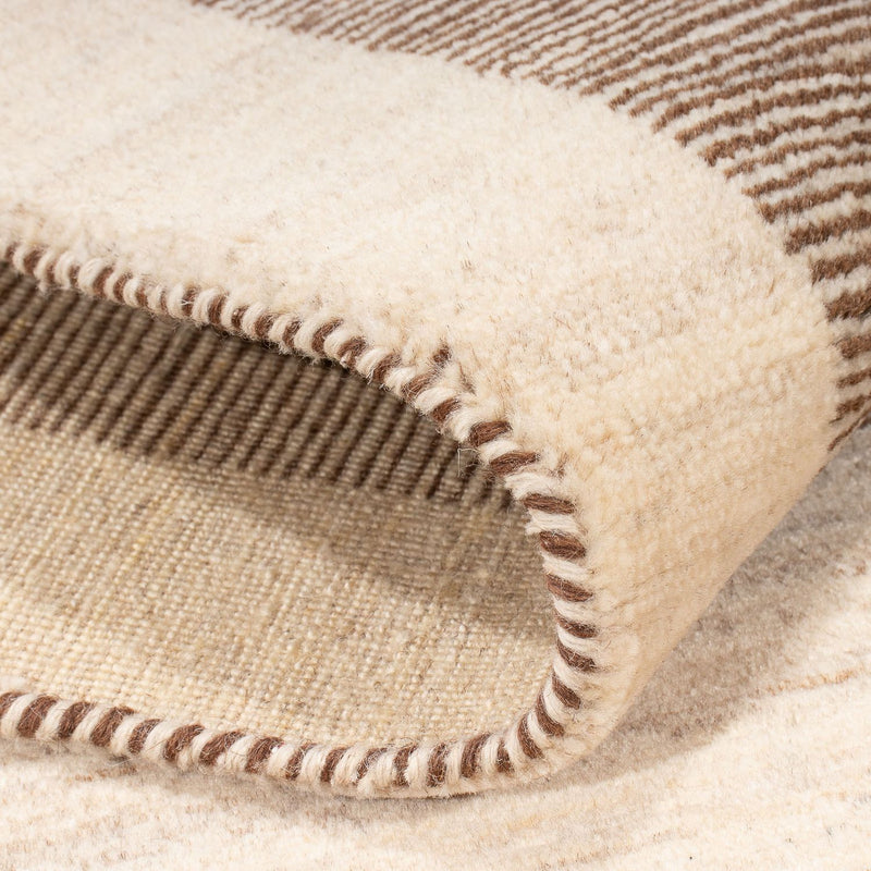 Tappeto corsia Tappeto Gabbeh - Loribaft Persero - 209 x 83 cm - beige
