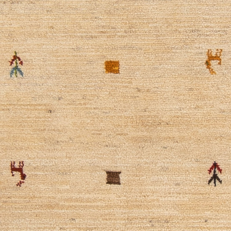Tappeto corsia Tappeto Gabbeh - Persero - 200 x 82 cm - beige